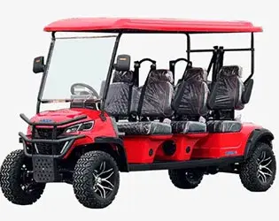six seater golf cart