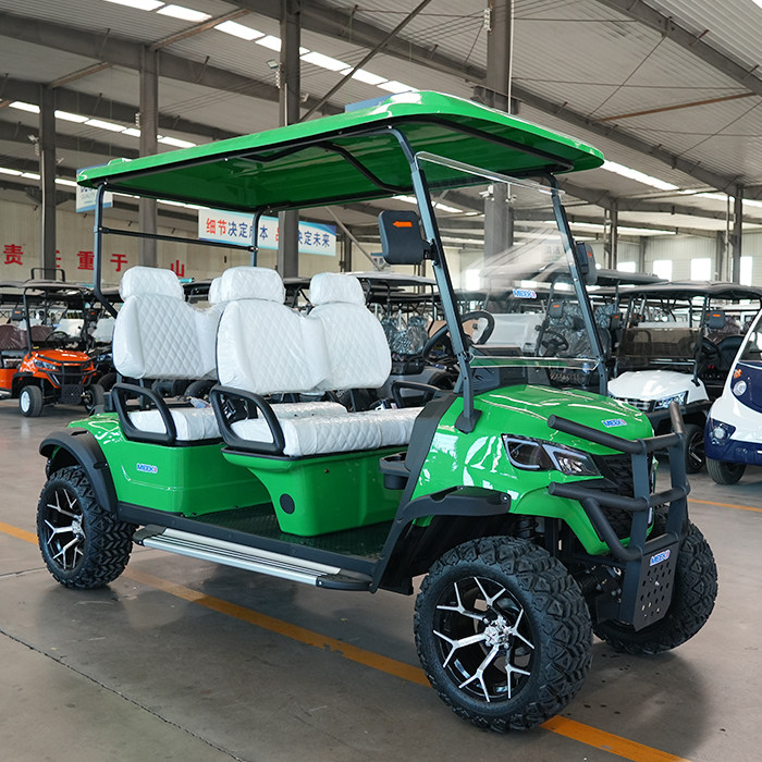 Why Resorts and Parks Prefer Front Facing 4 Seat Golf Carts?