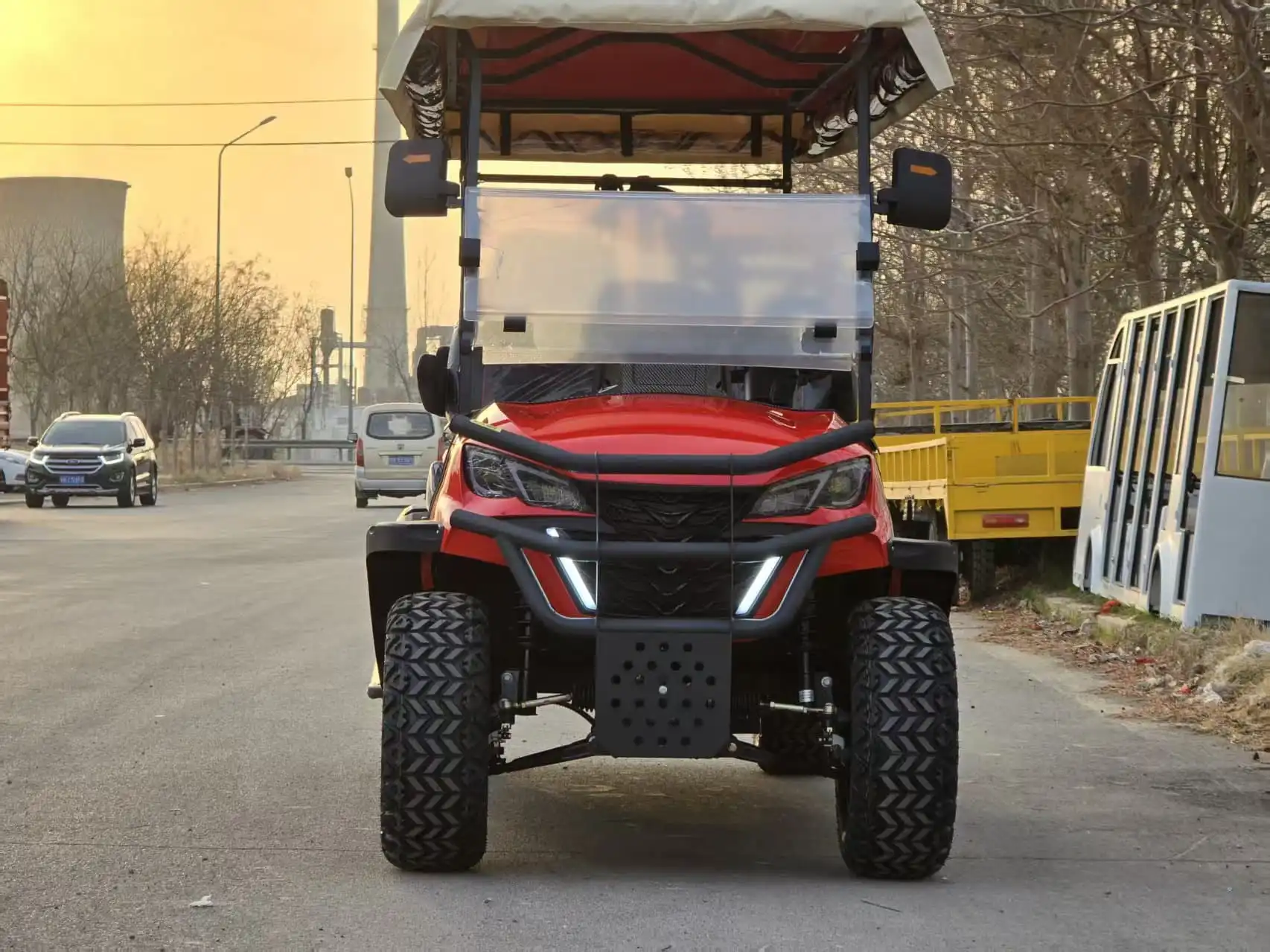 How Does Advanced Suspension Enhance Comfort in Custom Gas Powered Golf Carts?