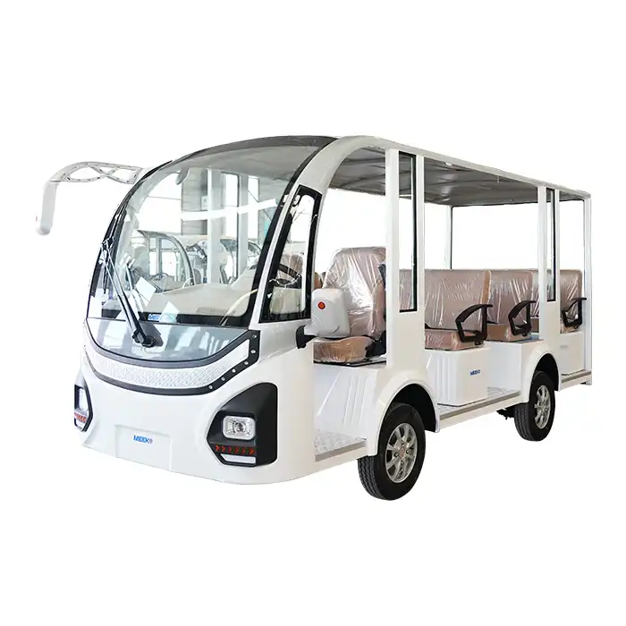 Is the extended travel distance of Lithium-battery powered Electric Sightseeing Bus sufficient for demanding tour routes?