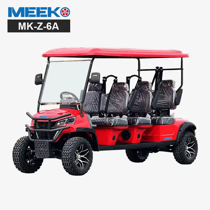 six seater golf cart