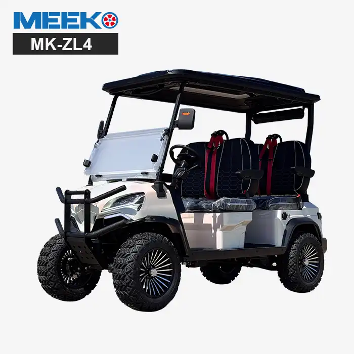 4 passenger forward facing golf cart